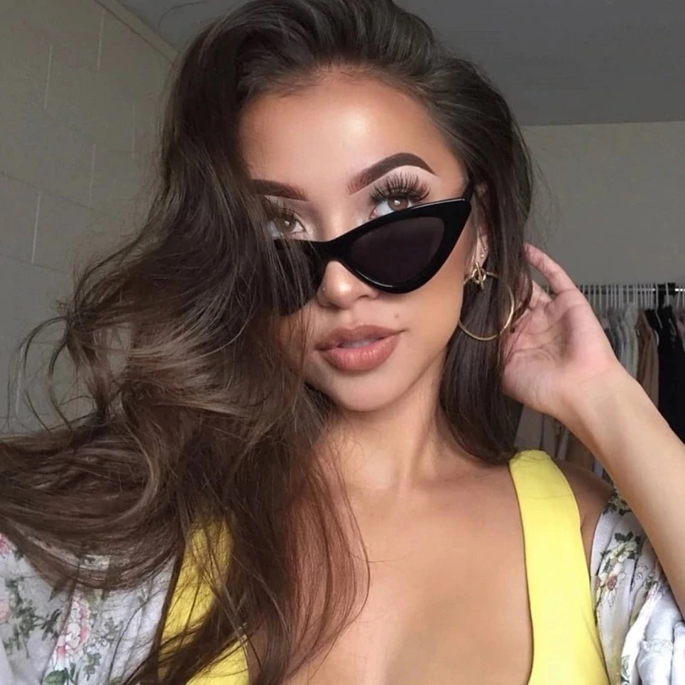 She’s Celestial Aurora Sunglasses Black Cat Eye